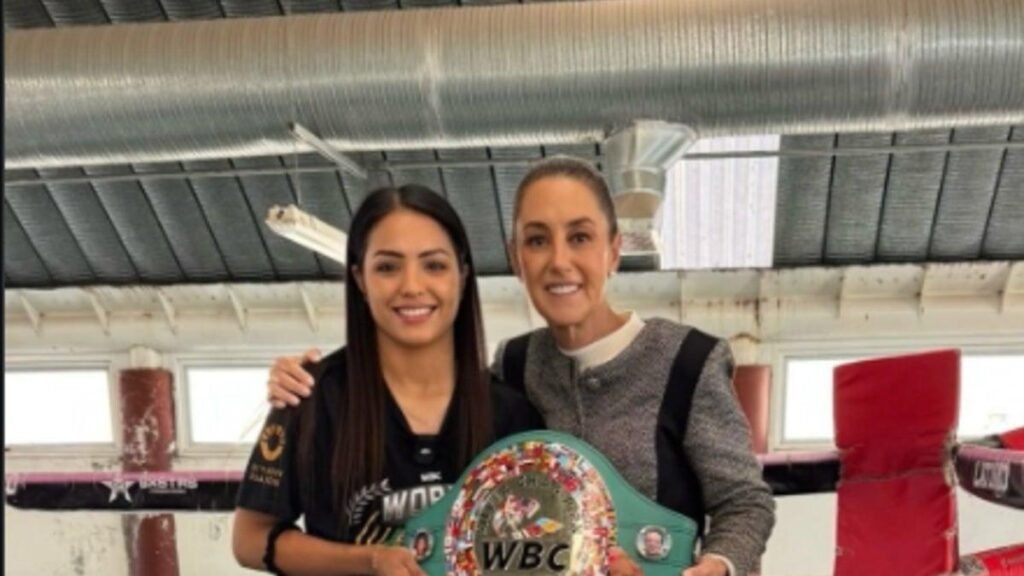 Claudia Sheinbaum homenajea a Diana “Bonita” Fernández por su influencia en el boxeo femenino