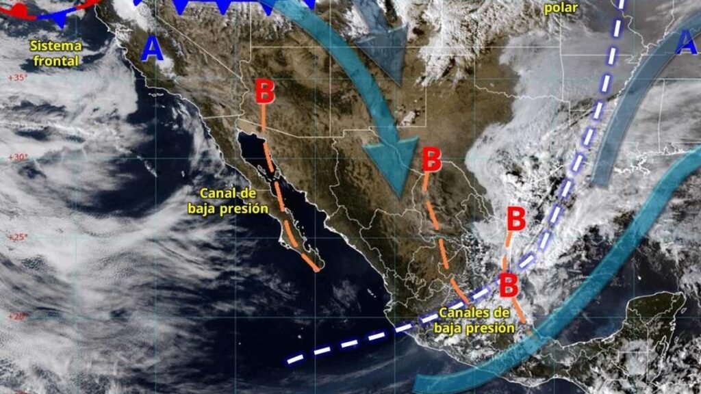 Clima en México para el 18 de diciembre de 2025: Un nuevo frente frío se aproxima