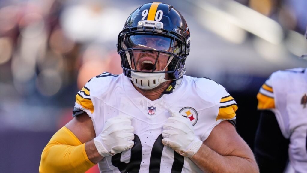 Los Steelers podrían contar con T.J. Watt para el duelo contra los Ravens