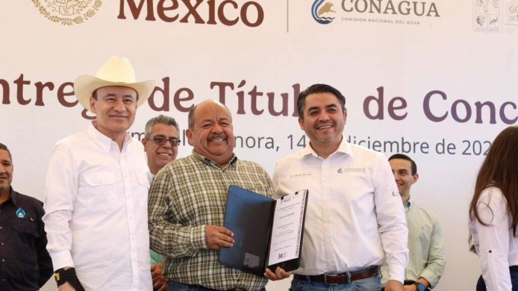 Sonora lanza su nuevo marco legal del agua otorgando concesiones a agricultores