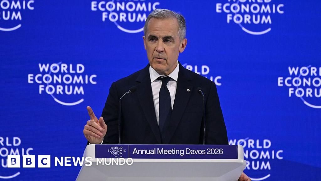 El primer ministro de Canadá en Davos: 'El mundo enfrenta una ruptura, no una simple transición'