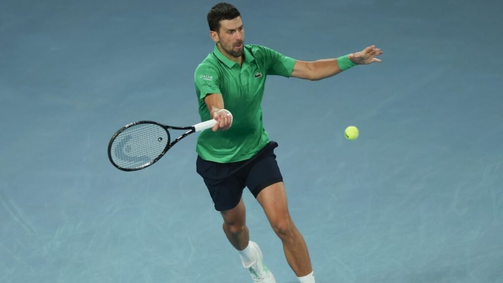 Djokovic hará su debut en el Masters 1000 de Indian Wells contra un rival novato