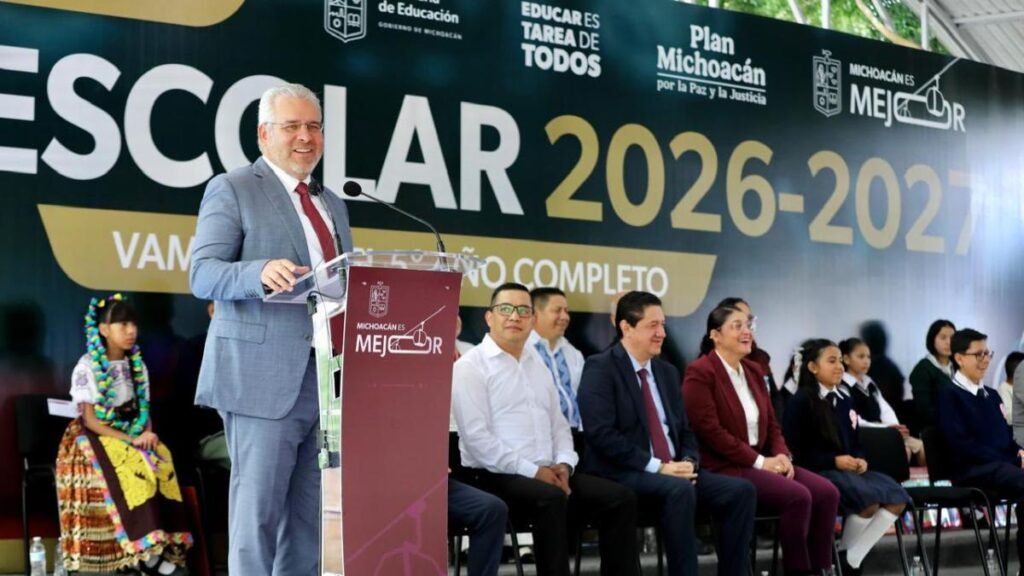 Michoacán revoluciona la educación con una histórica inversión de 6 mmdp